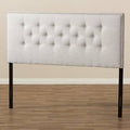 Queen Grayish Beige Headboard P268455