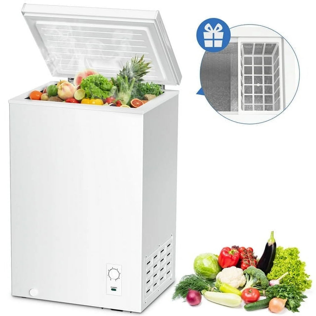 2.7 Cubic Feet White Chest Freezer F46165