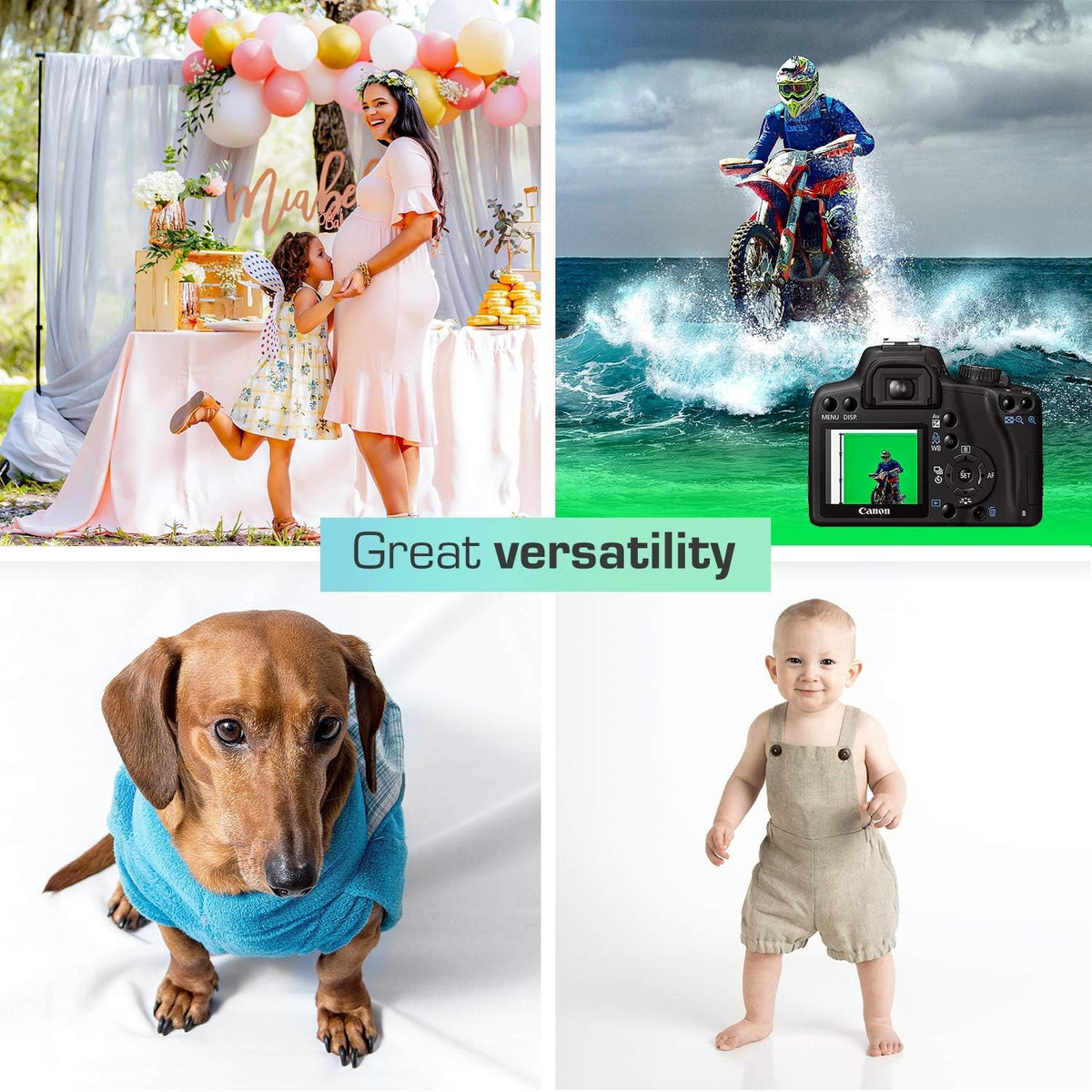 10 ft. Wide Photo Video Backdrop Stand with Carry Bag C457