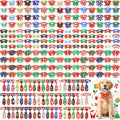 240 Pcs Christmas Dog Bow Ties Collars Set A80215