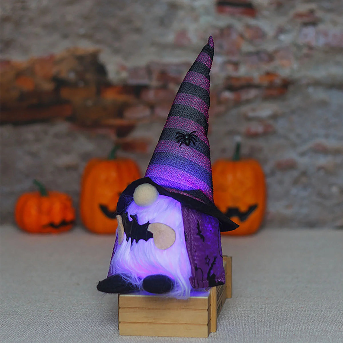 Glowing Gnome Ornament Doll F7655