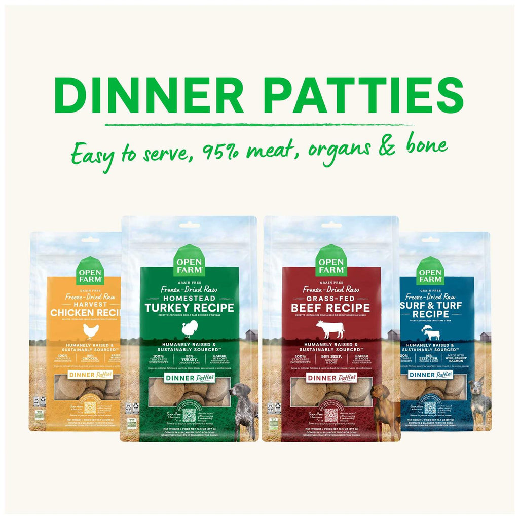 Freeze Dried Raw Patties Dog Food G18871