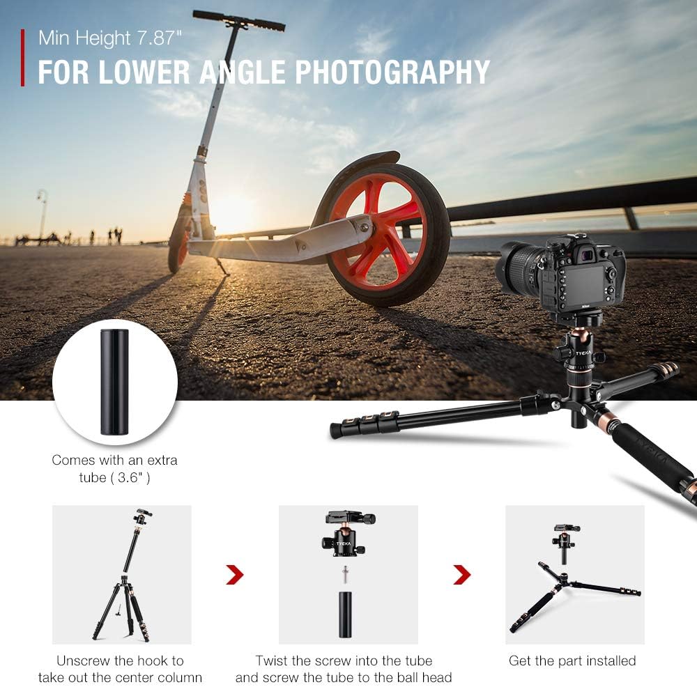 56” Aluminum Camera Tripod with Ball Head and Carry Bag M740