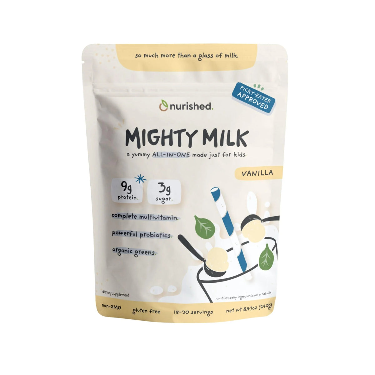 Vanilla Kids Protein Powder & Multivitamin with Probiotics J900118