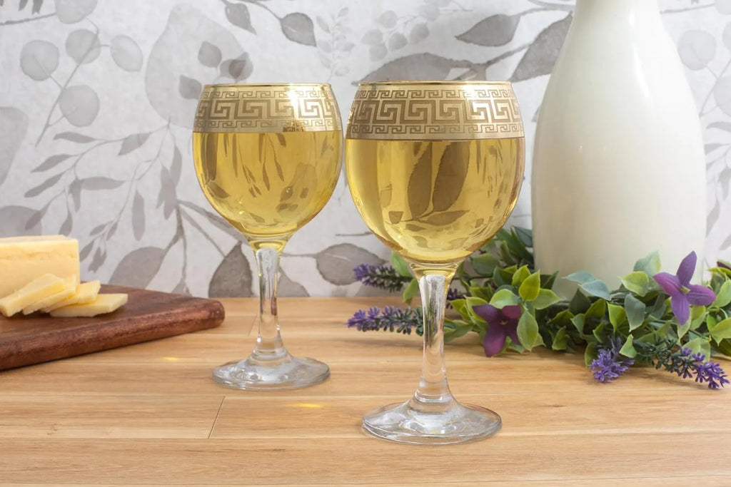 Wine Goblet Glasses 6 Pieces P657