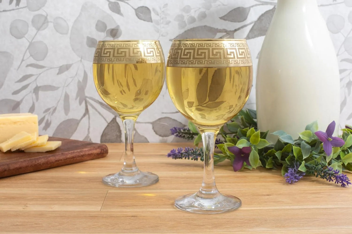 Wine Goblet Glasses 6 Pieces P657
