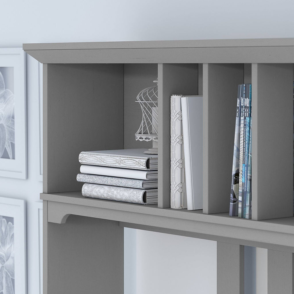 60W L Shaped Desk with Hutch I2396