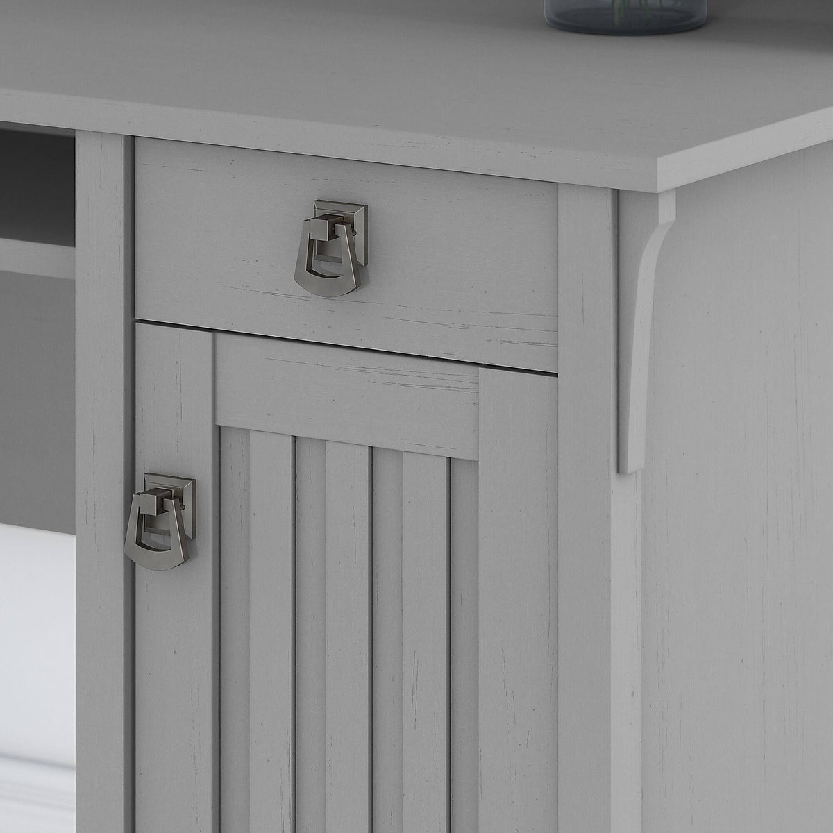 60W L Shaped Desk with Hutch I2396