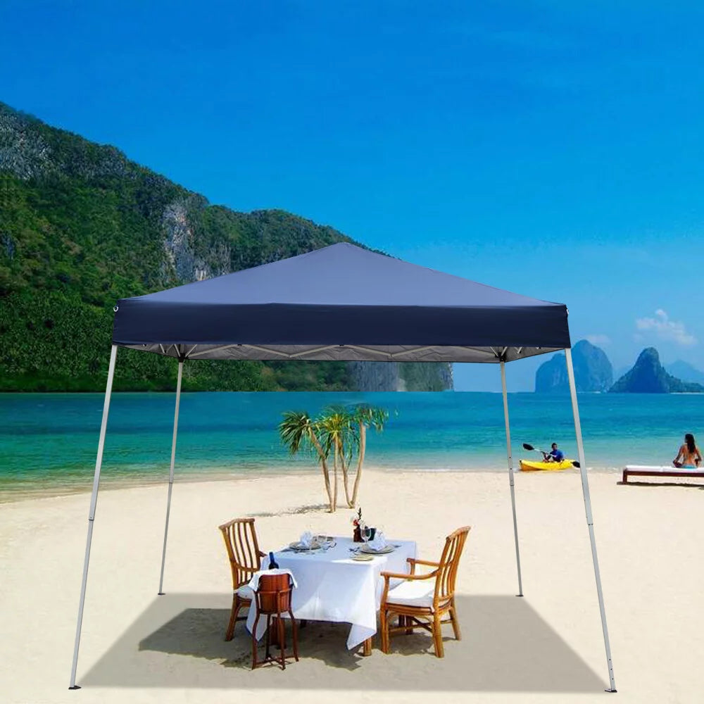 10 x 10FT Waterproof Oxford Pop Up Canopy Tent with Carry Bag D855602