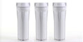 3-Pack White 10" Reverse Osmosis Water Filter Housing L864
