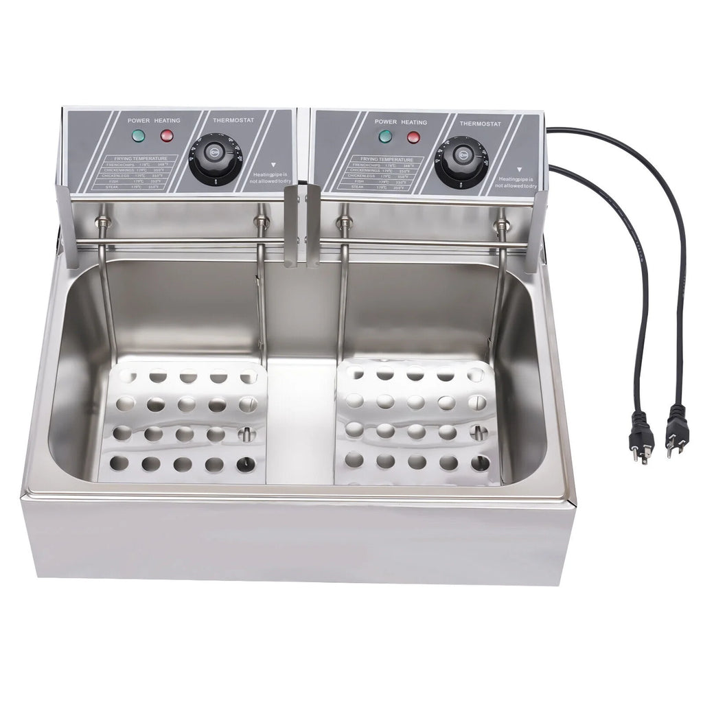 12L 5000W Commercial Electric Countertop Deep Fryer M682