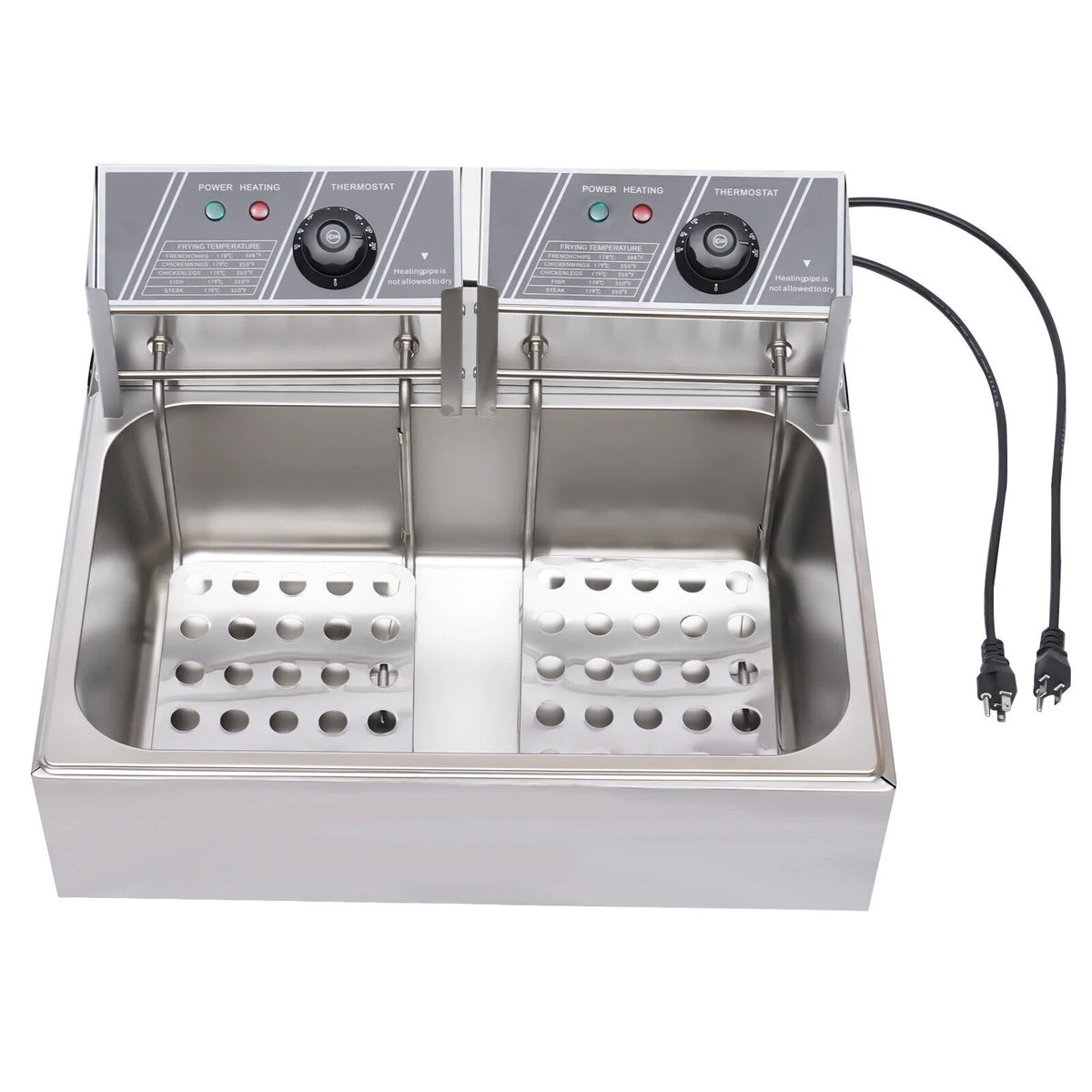 12L 5000W Commercial Electric Countertop Deep Fryer M682