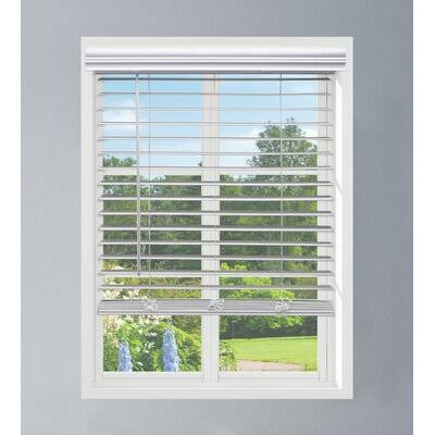 Faux Wood Cordless Blinds 63W x 48L G9959