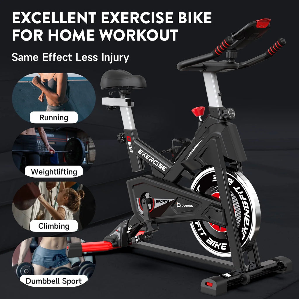 Magnetic Exercise Bike 40lbs Flywheel 350lbs P357
