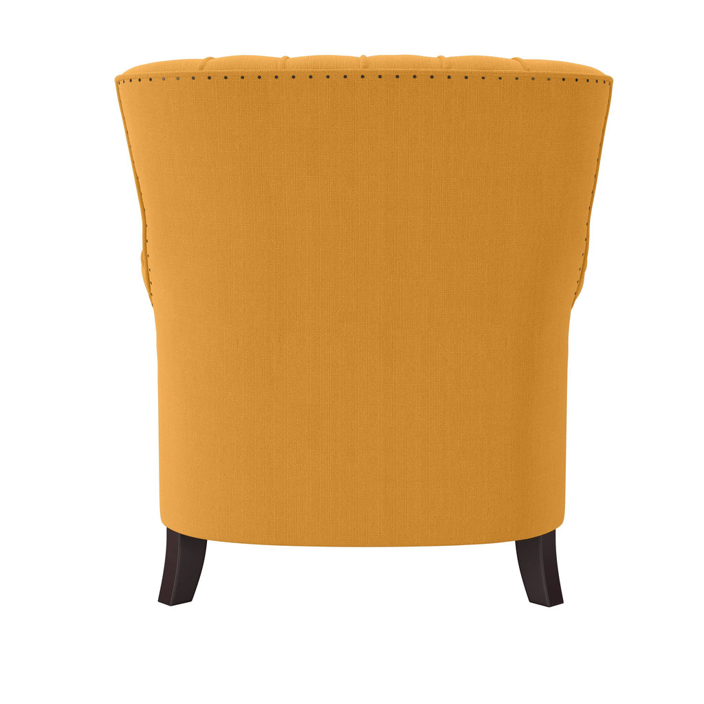 Soft Red Linen Armchair S560833