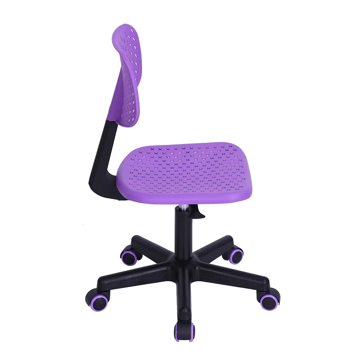 Purple Swivel Task Chair with Lumbar Support B1549