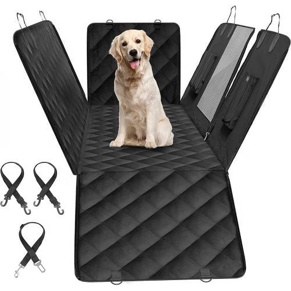 100% Waterproof Dog Car Seat Cover with Mesh Window A709