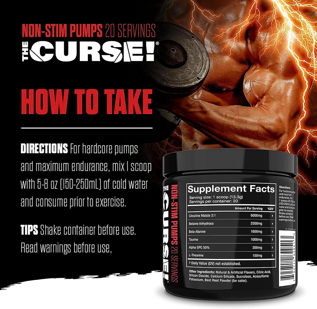 Caffeine Free Pre-Workout Watermelon 20 Serves X435526