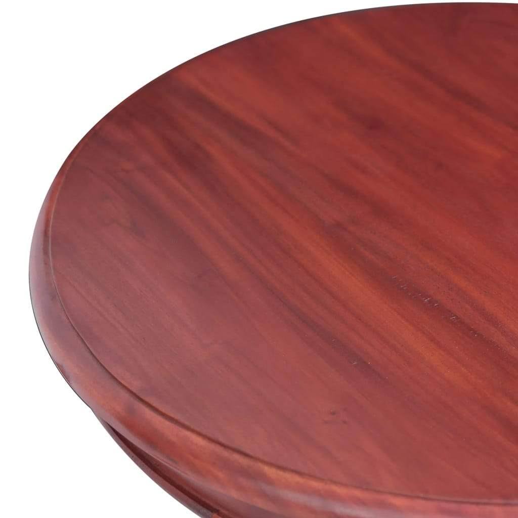 Side Table Natural Solid Mahogany Wood M74094
