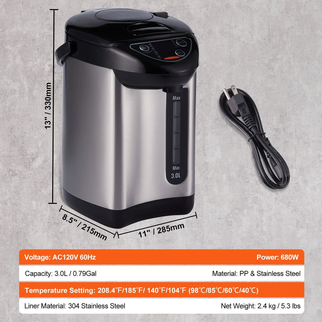 Instant Hot Water Dispenser 3L Electric Countertop Water Dispenser I96263