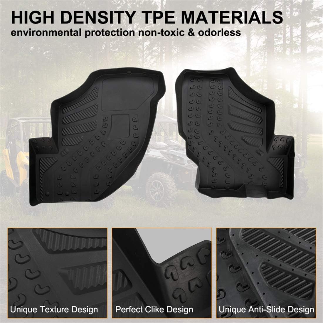 Black TPE Floor Mats I3034