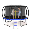 12FT Outdoor Trampoline with Safety Enclosure and Ladder K95552