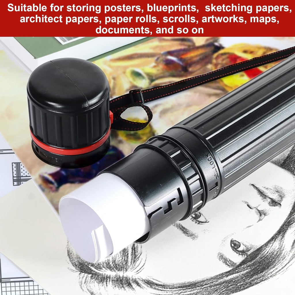 Poster Tube with Adjustable Strap, 17.5 to 28 Inch X6061