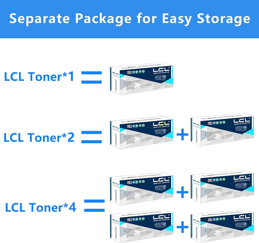 Compatible Toner Cartridge Replacement 4-Pack KCMY Y275730