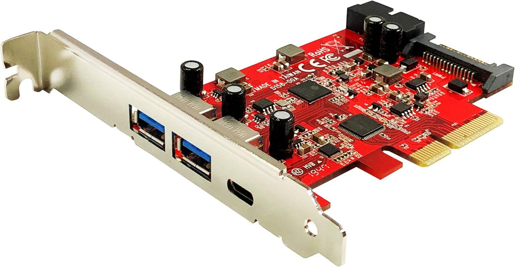 USB 3.1 5-Port PCIe 3.0 Card with USB-C and USB-A X700