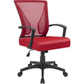 Black Ergonomic Mesh Office Chair with Lumbar Support W90004
