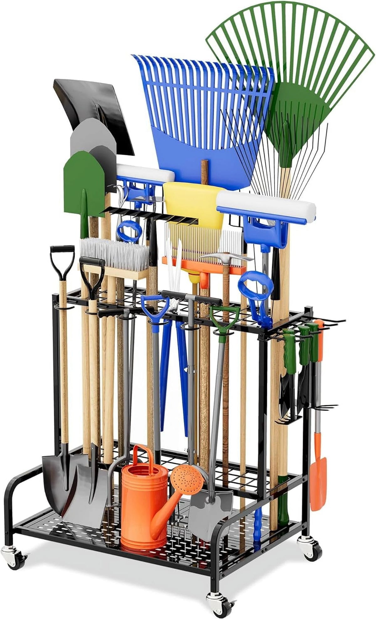 Garden Tool Organizer, Yard Tool Tower Rack W3804