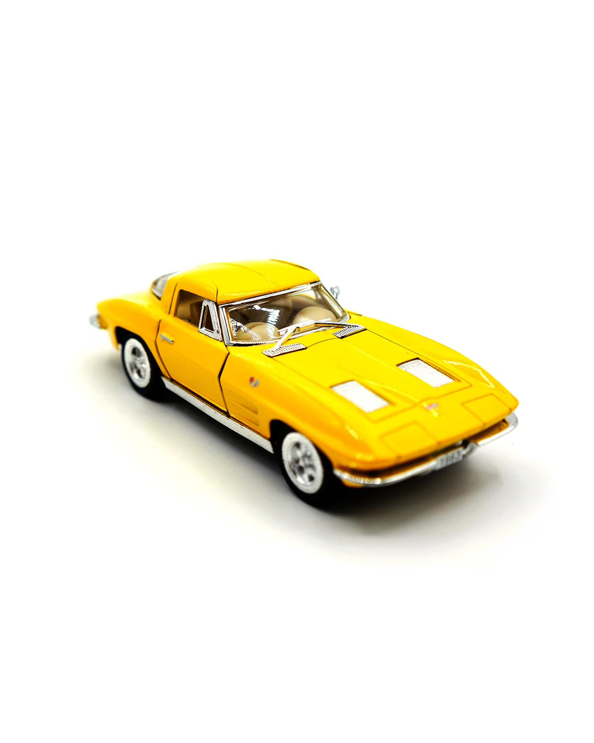 5 Yellow Diecast Model Toy Car N941