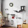 6 Pcs Wall-Mounted Cat Shelves L778645
