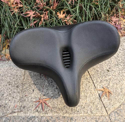 Oversized Comfort Bicycle Saddle Replacement with Memory Foam PU Cushion H5349