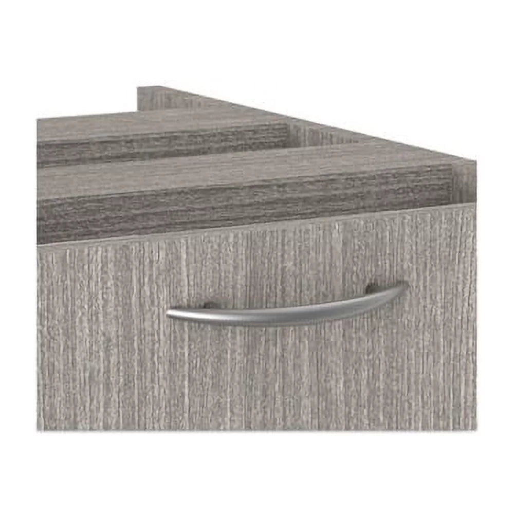 Full Pedestal File 2 Legal/Letter-Size File Drawers Gray A809