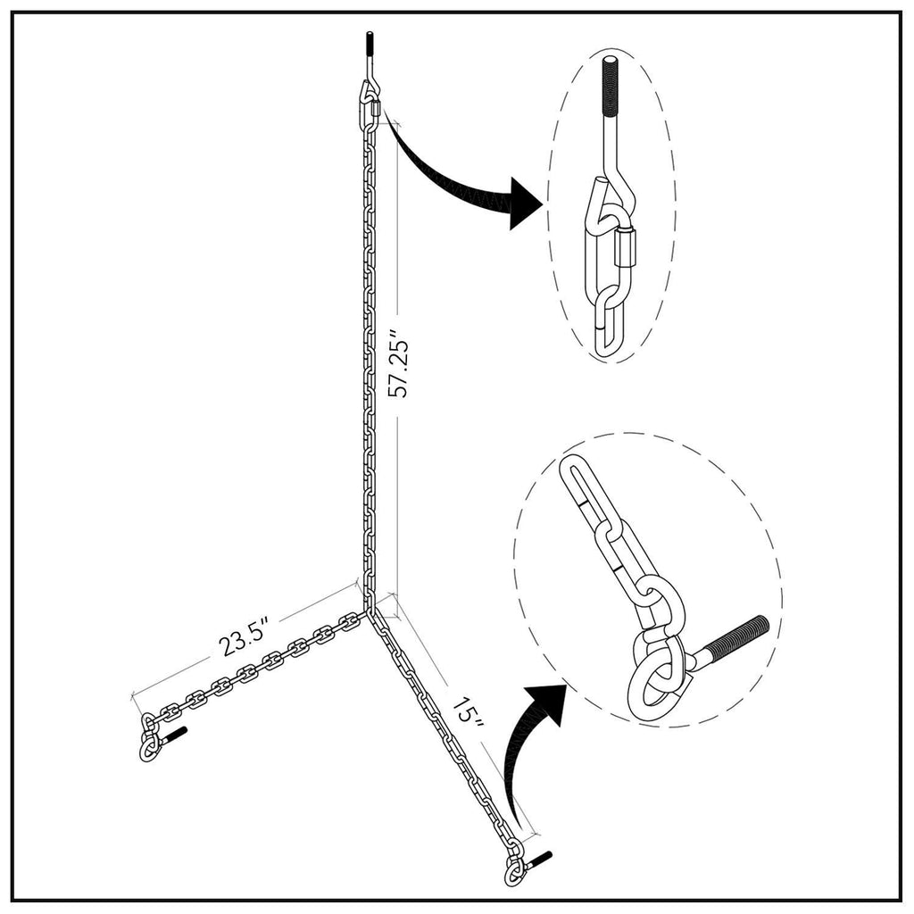 Black Porch Swing Y700972