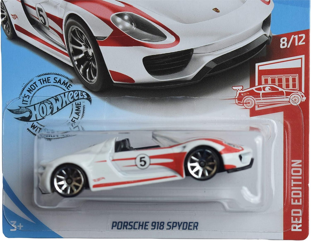 White/red Hot Wheels Porsche 918 Spyder D7788