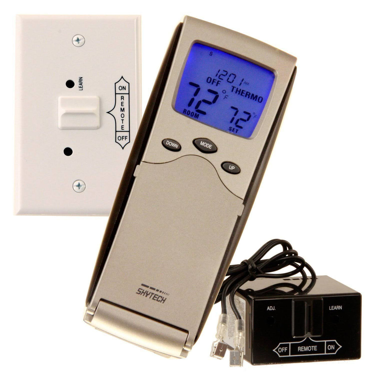 White Programmable Fireplace Remote Control A78993