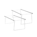 Legal Size Gray Adjustable Hanging File Folder Frame, 2 per Pack T76257