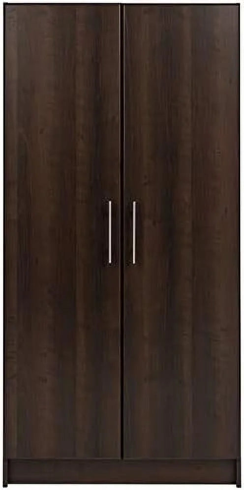 32" Wardrobe Armoire In Espresso H37258