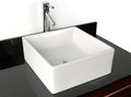 Ceramic Rectangular Vessel Bathroom Sink R46959