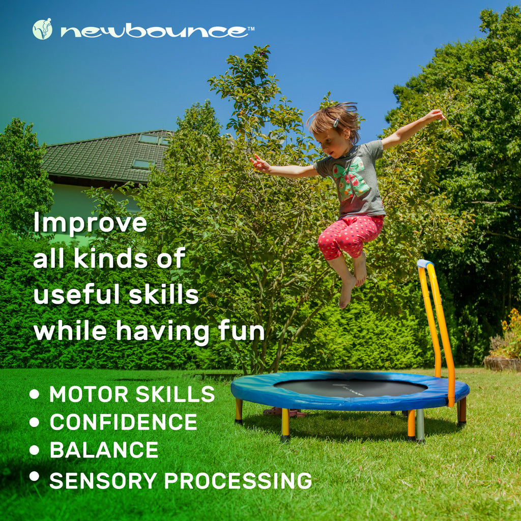 Foldable Mini Trampoline with Handlebar V165