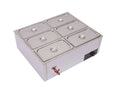 6-Pan with 6 Covers Commercial Food Warmer 7L 850W Y507
