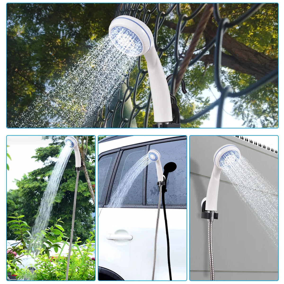 Portable Camping Shower Pump with Suction Cup X39138