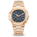 Rose Gold Blue Dial 40.5mm G8177