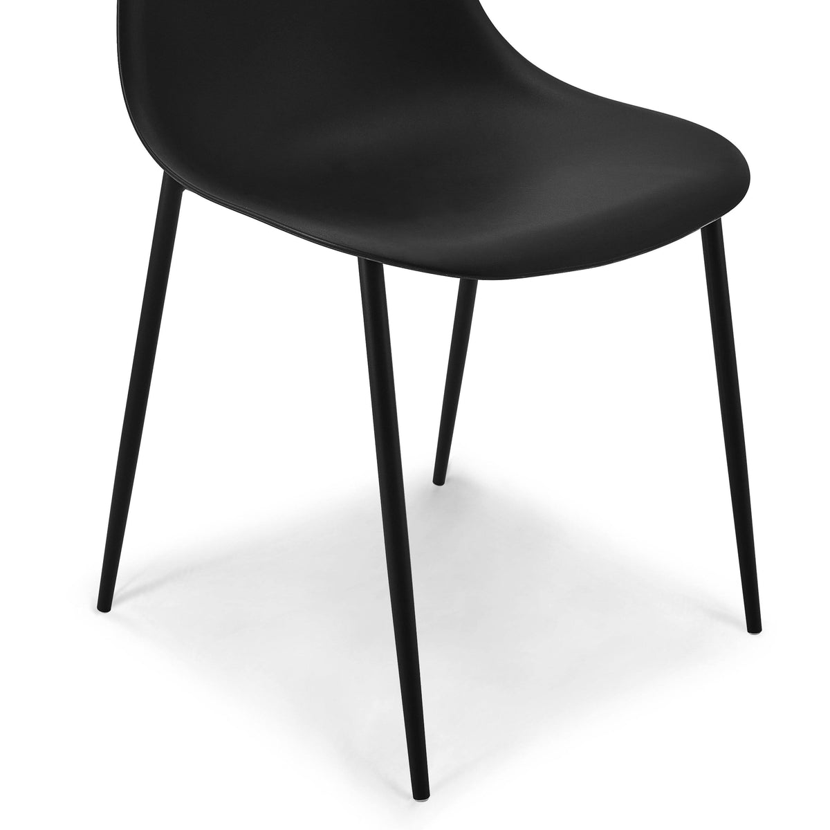 Sunburst Yellow Poly Dining Chair Set of 2 F340248