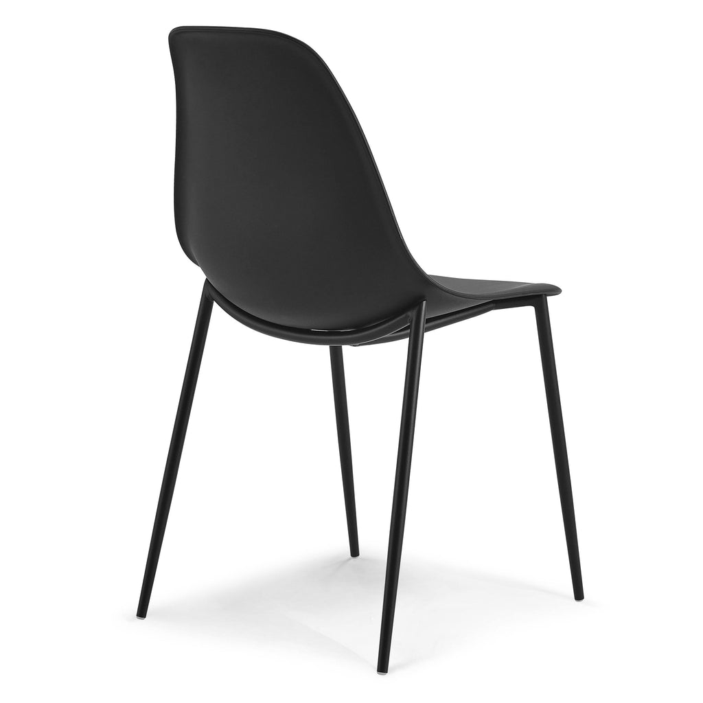 Sunburst Yellow Poly Dining Chair Set of 2 F340248