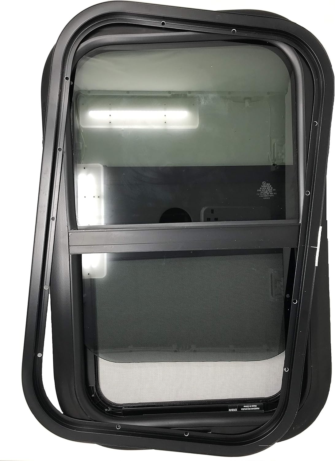 15 Inch x 24 Inch RV Vertical Slider Window with Screen F307