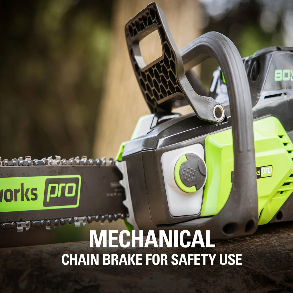 80V 18-inch Cordless Brushless Chainsaw Kit with 2.0 Ah Battery & Charger T33034