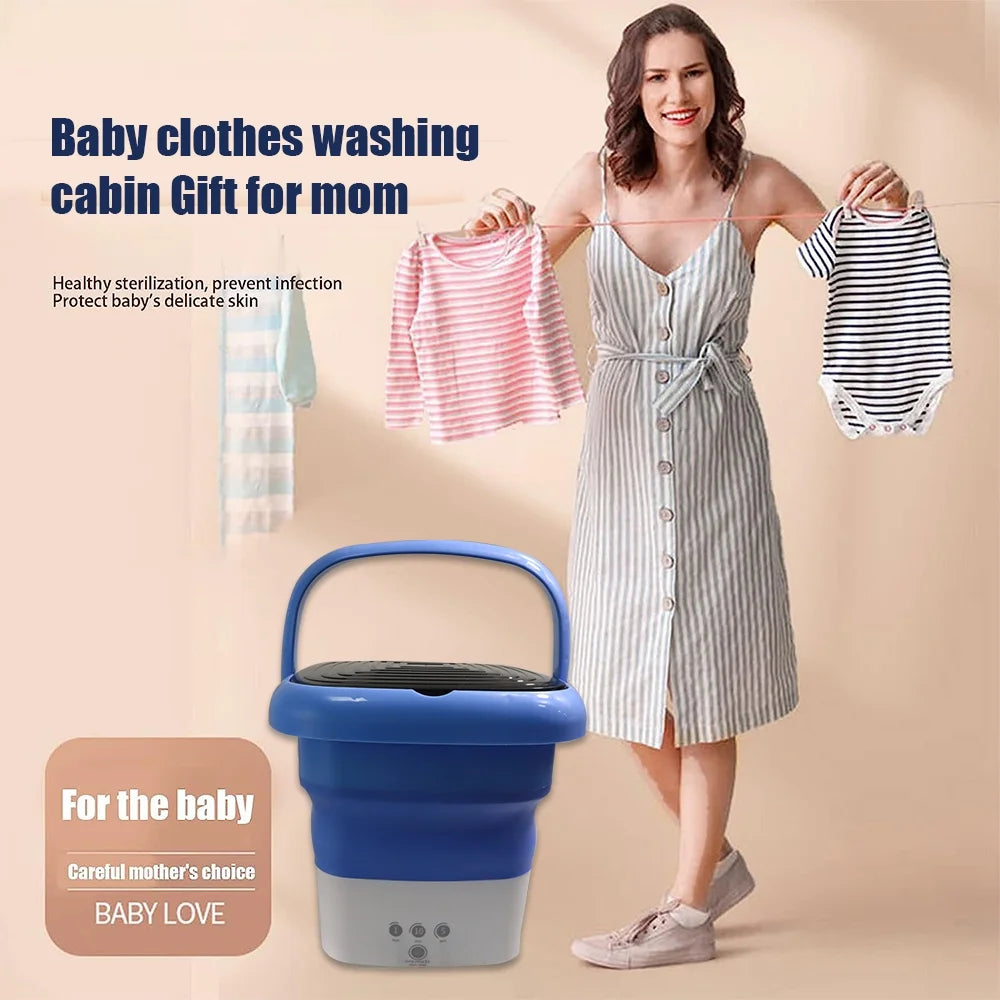 Portable Foldable Mini Washer and Dryer Combo Y92026